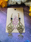 Snakes and Obsidian Earrings